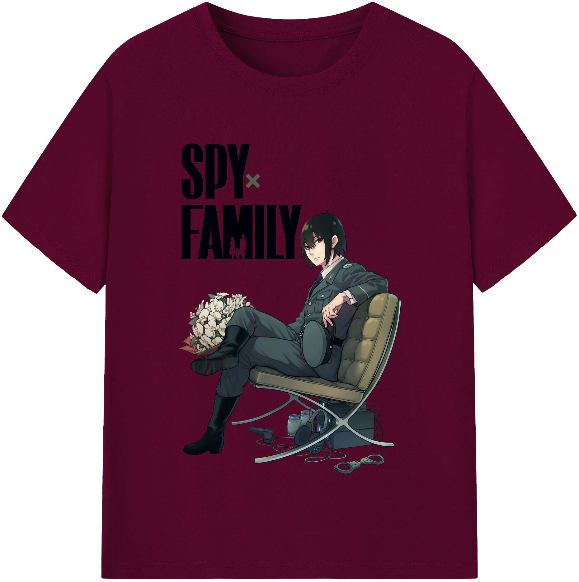 （画像用） SPY×FAMILY间谍家家酒 レディースカジュアルプリントTシャツ（綿100％）